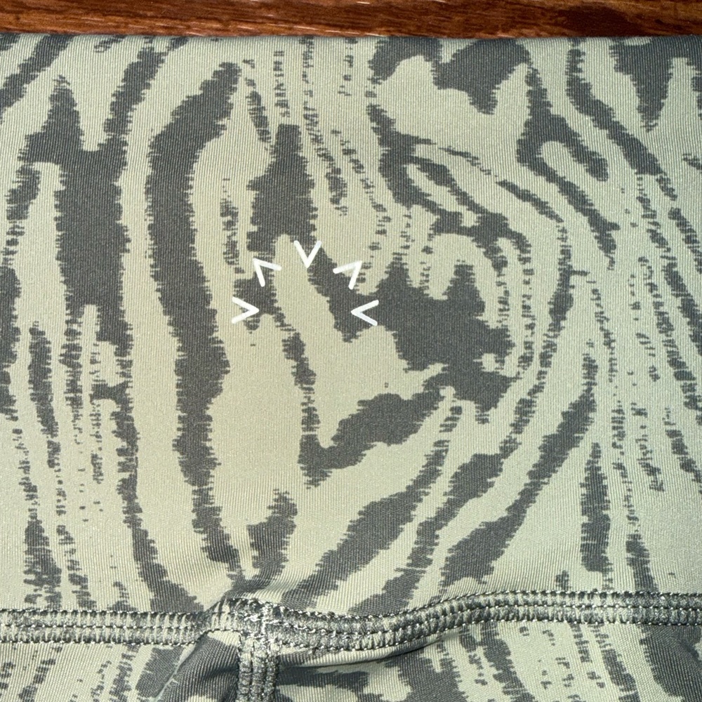 NWOT Varley Green Distorted Grain Luna Legging Size: Small - Picture 12 of 16